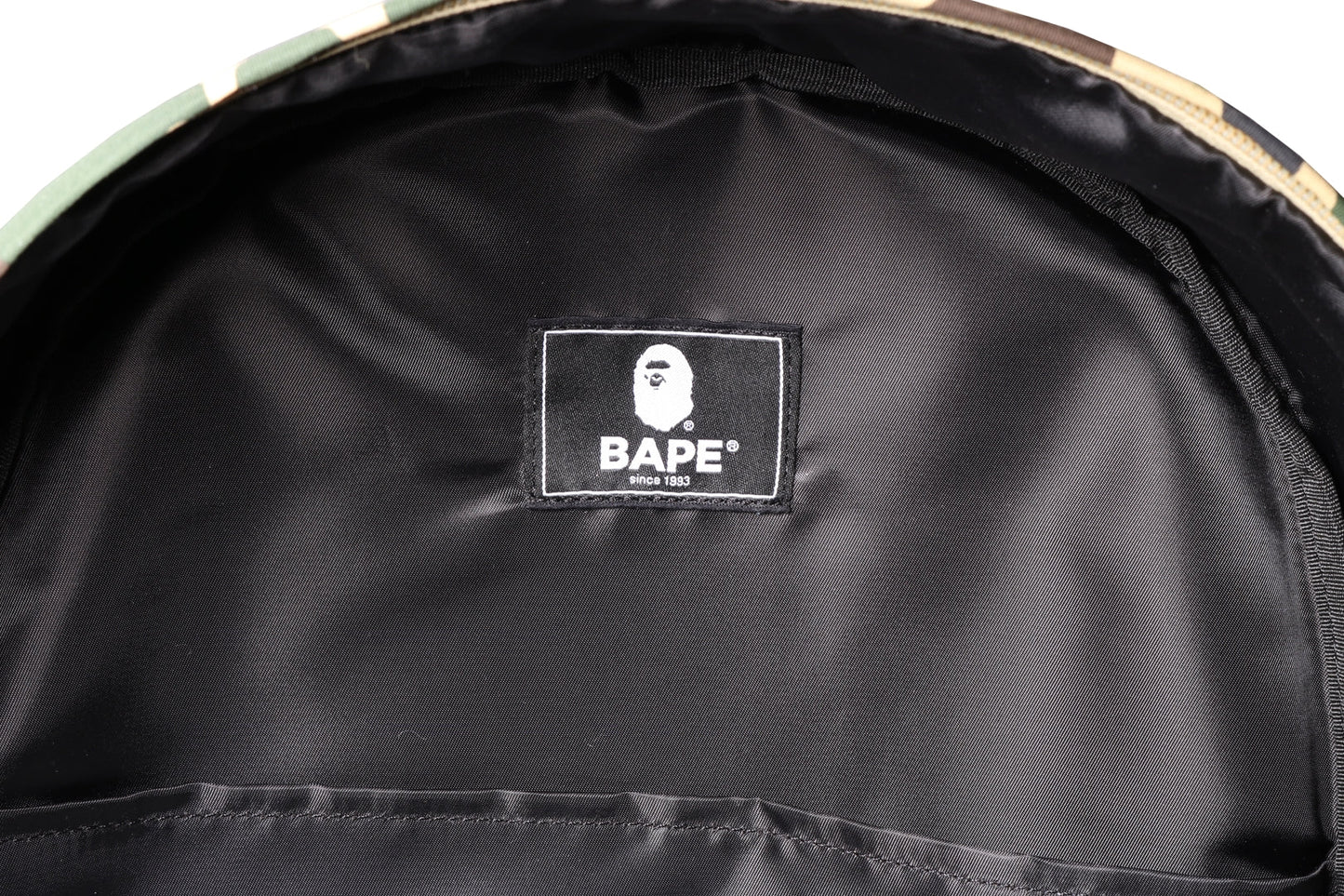 BAPE 1ST CAMO APE HEAD PATCH DAYPACK