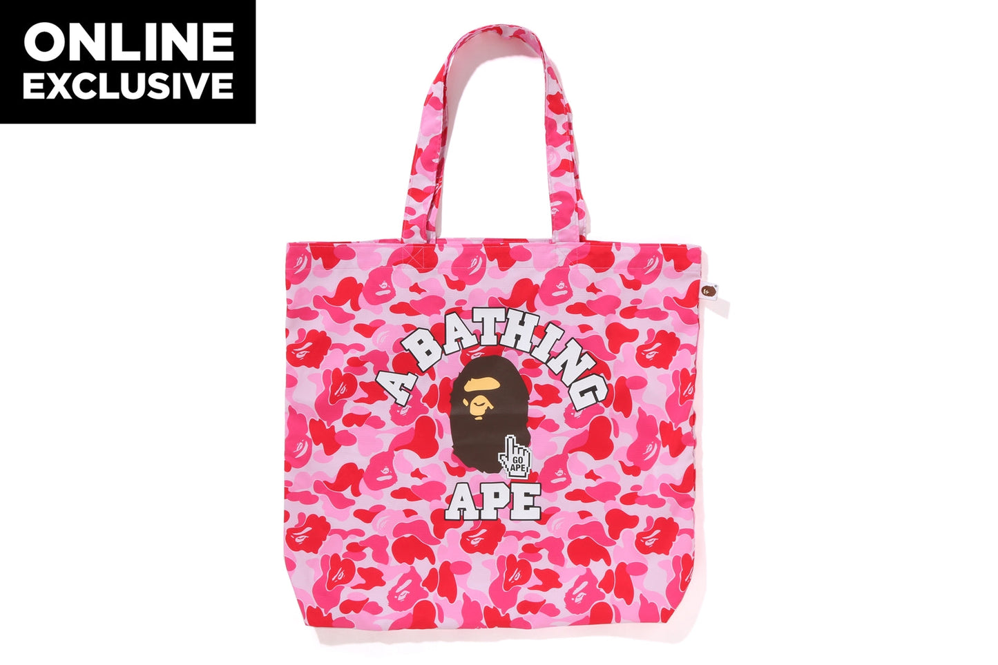 BAPE CAMO GO APE POINTER 大學風格托特包 BAPEC
