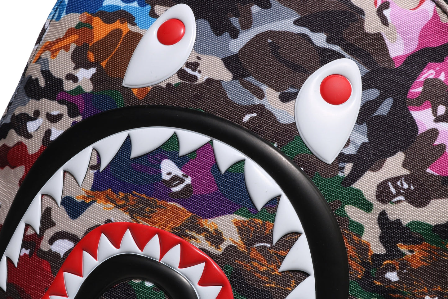 BAPE HYBRID CAMO SHARK PATCH DAYPACK