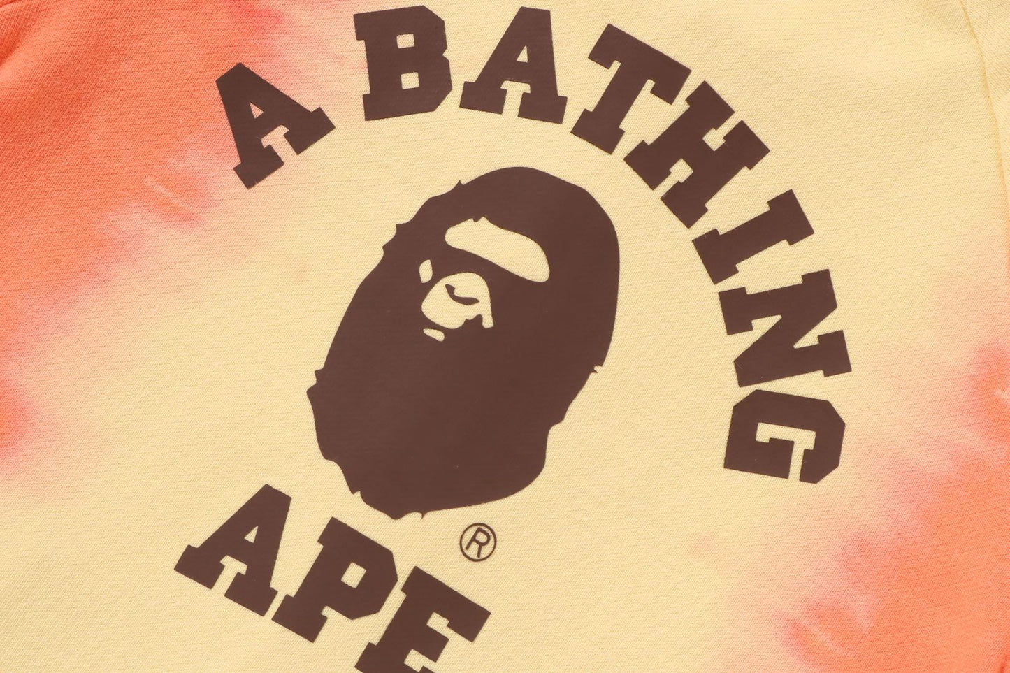 BAPE 漸層大學風連身工作服