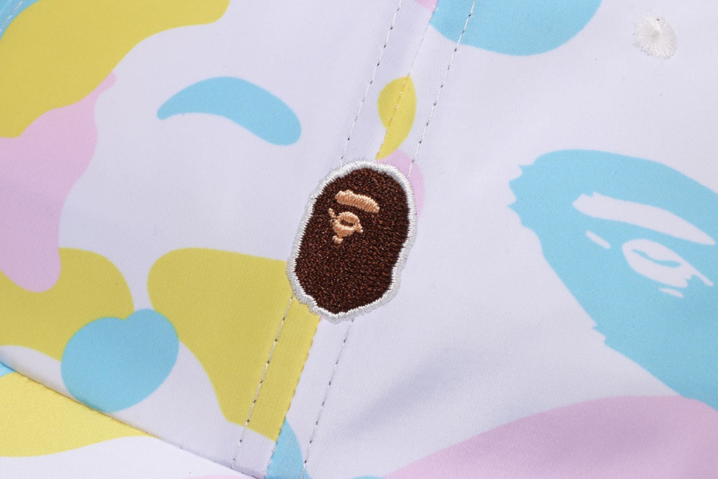 BAPE MULTI CAMO ONE POINT PANEL CAP