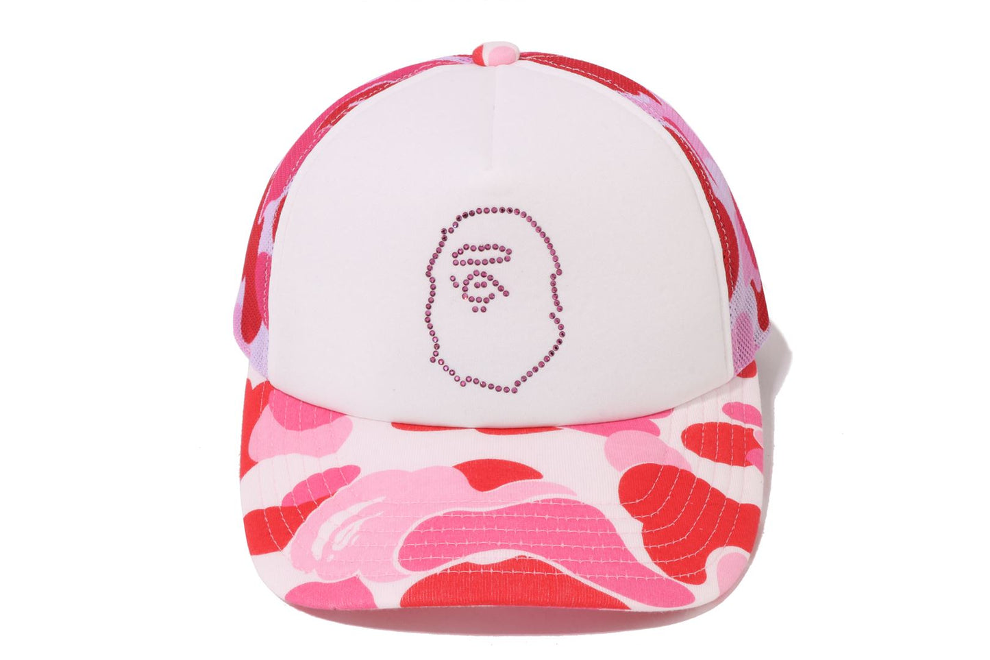 BAPE ABC CAMO CRYSTAL STONE MESH CAP