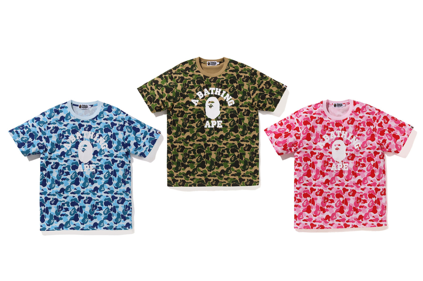 BAPE ABC CAMO 大學T恤