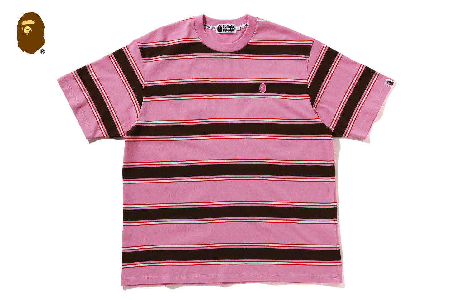 BAPE ONE POINT STRIP RELAXED FIT TEE