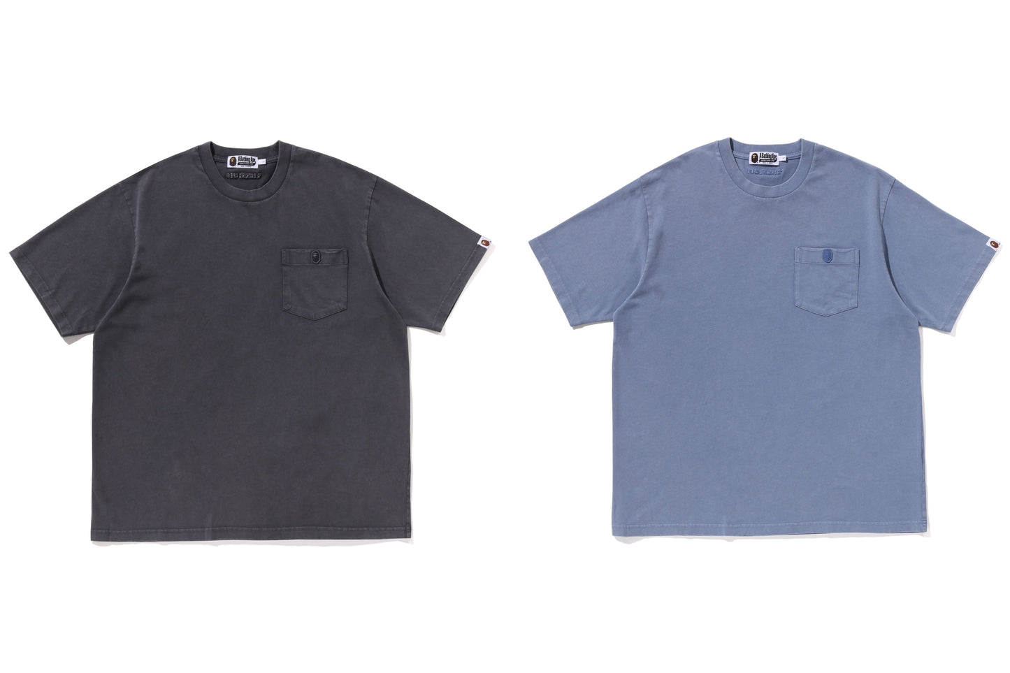 BAPE GARMENT DYE ONE POINT RELAXED FIT POCKET TEE