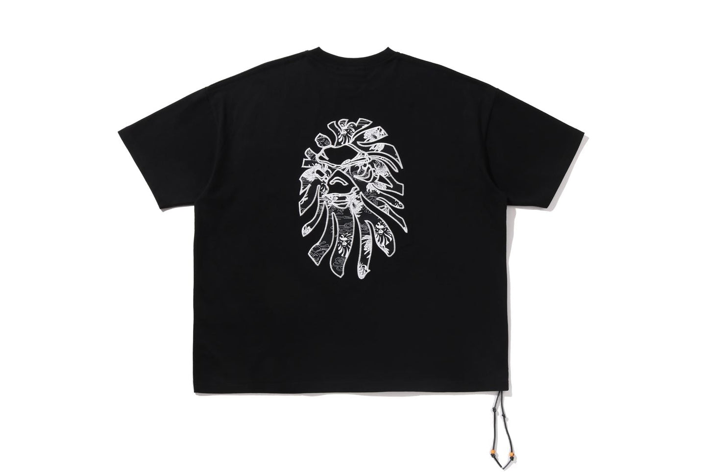 BAPE 黑色夏威夷圖案口袋T恤 #1