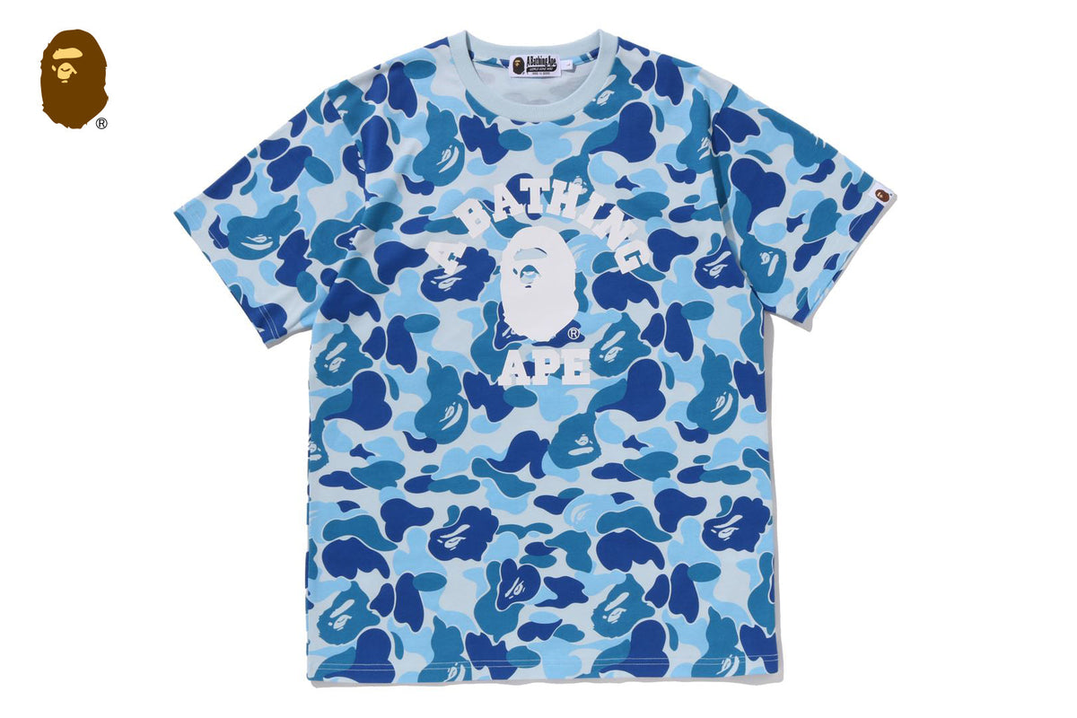 BAPE ABC CAMO COLLEGE TEE