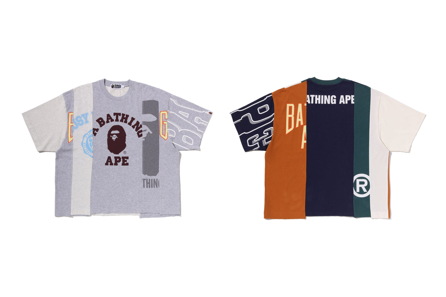 BAPE 升級多標誌短版T恤