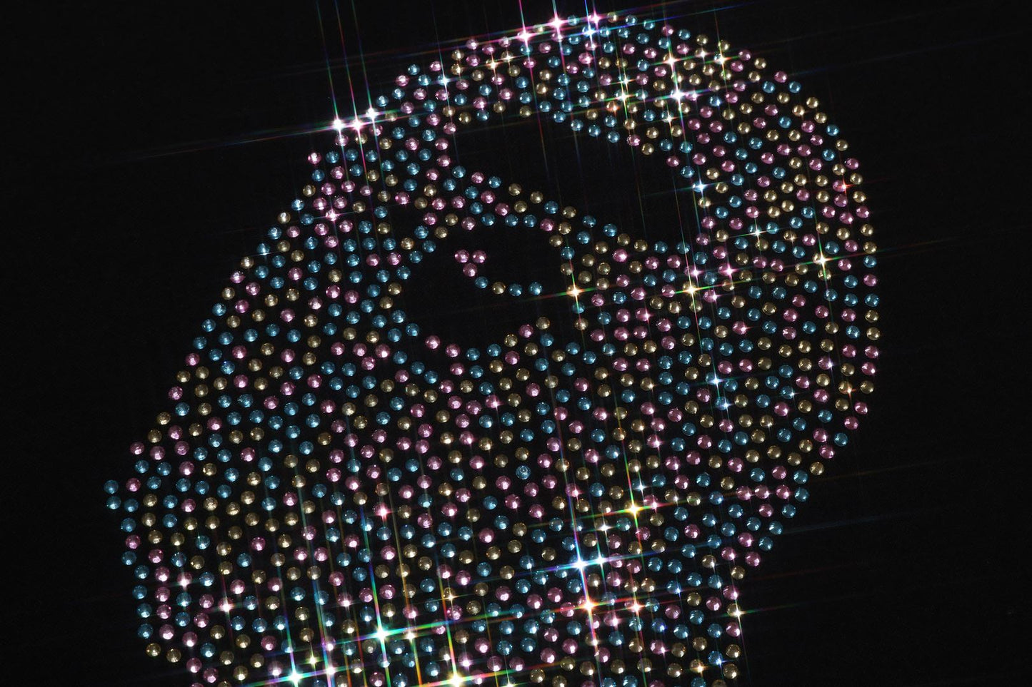 BAPE APE HEAD CRYSTAL STONE MINI TEE