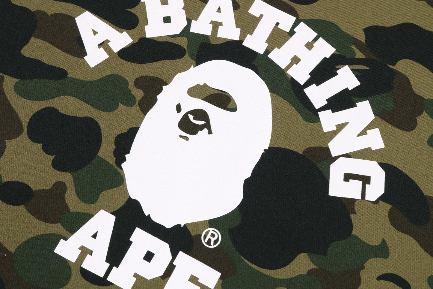 BAPE 1ST CAMO 大學T恤
