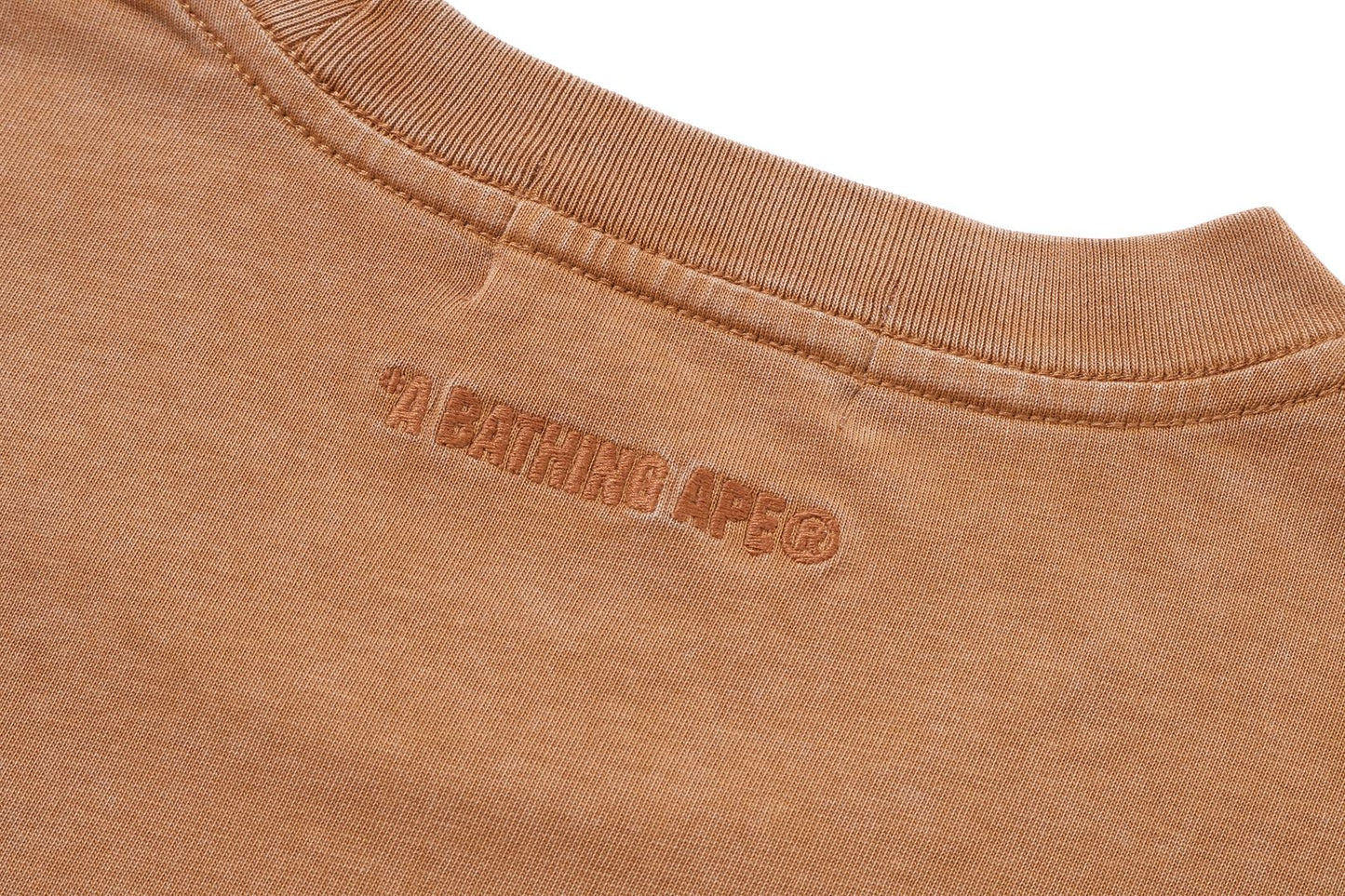 BAPE GARMENT DYED ONE POINT RELAXED FIT TEE