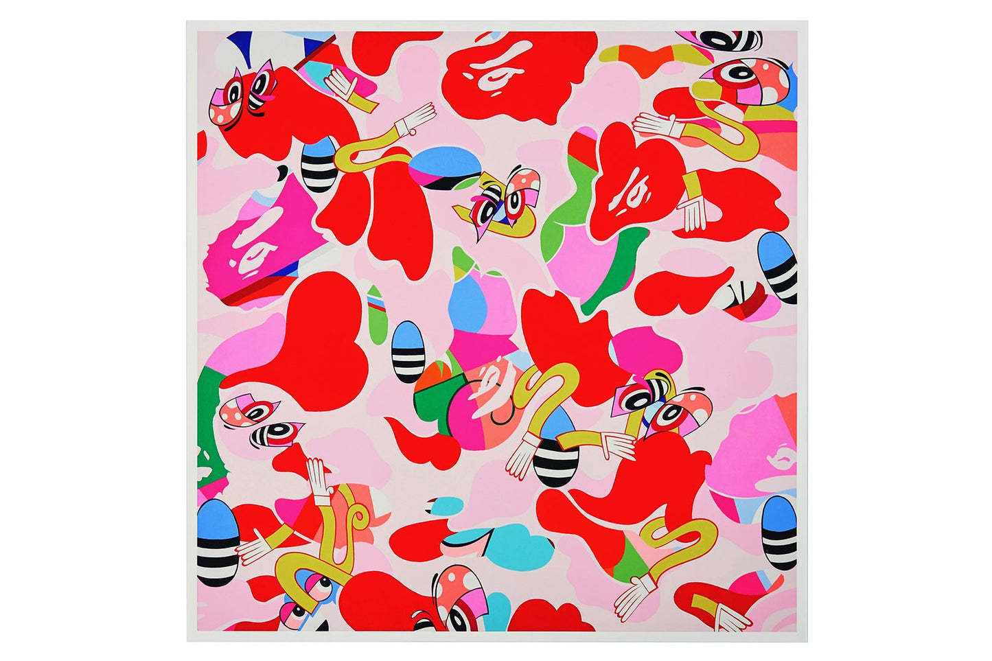 BAPE BAPE X ERICKINK ABC CAMO PINK BY ERIC INKALA