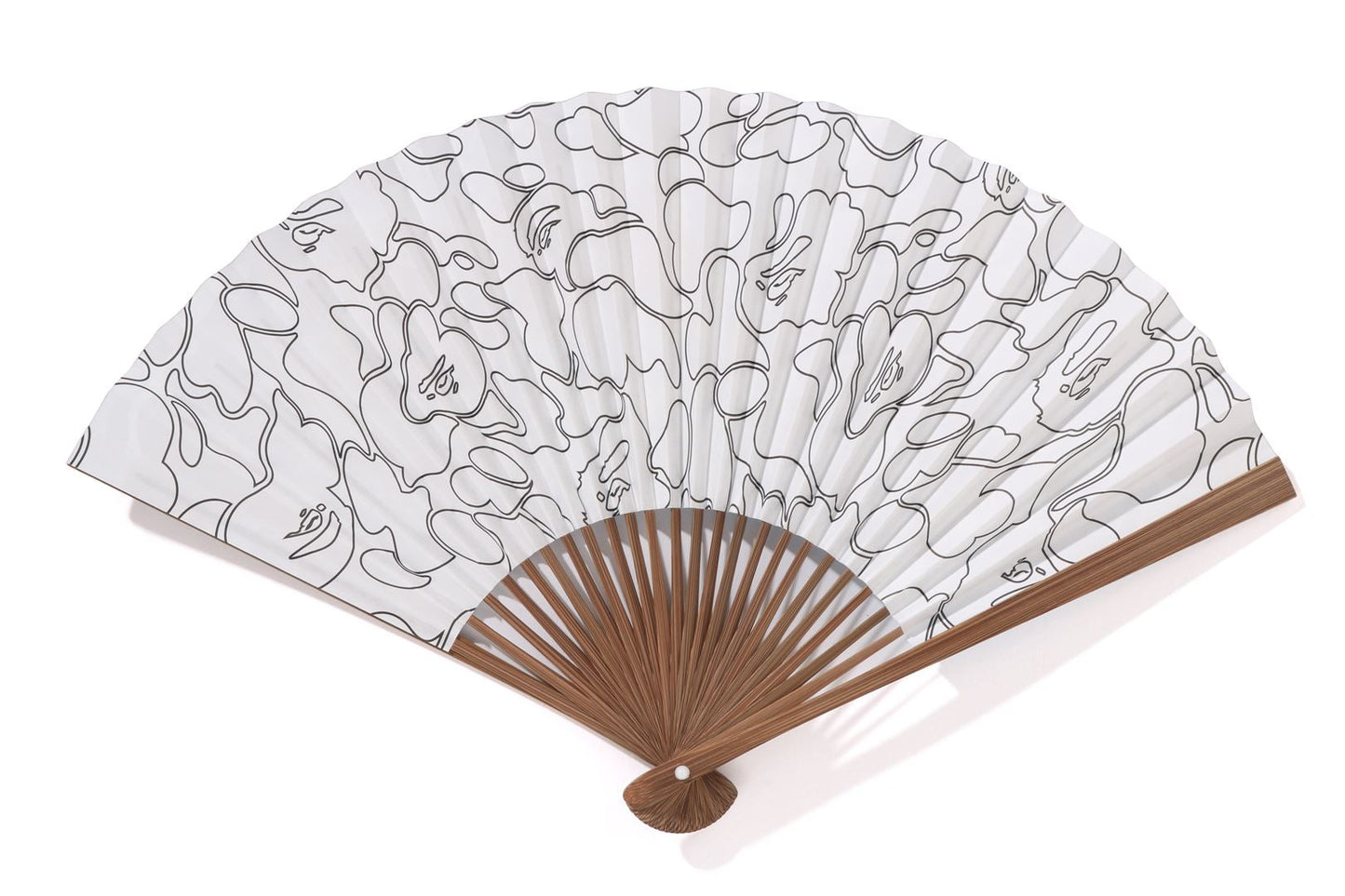 BAPE ABC JAPANESE FOLDING FAN