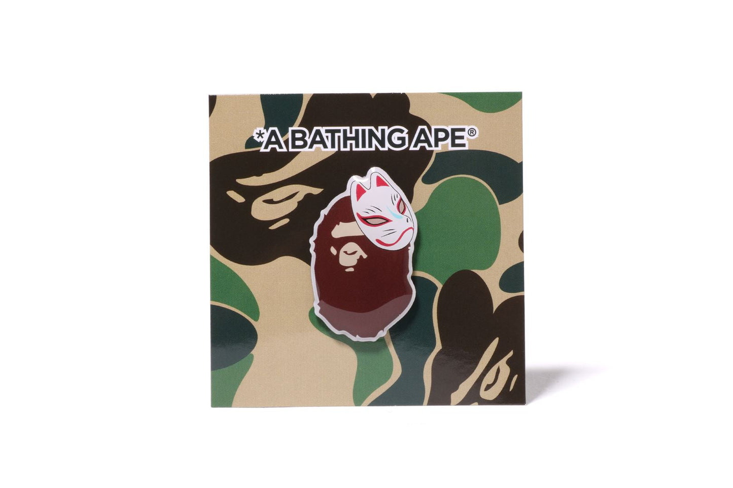 BAPE 日本狐狸面具別針