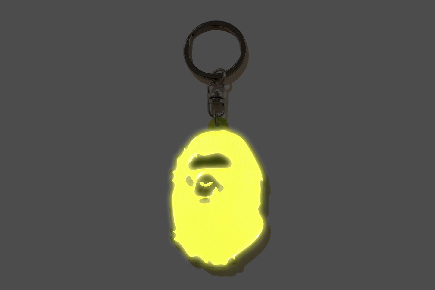 BAPE APE HEAD 反光鑰匙圈