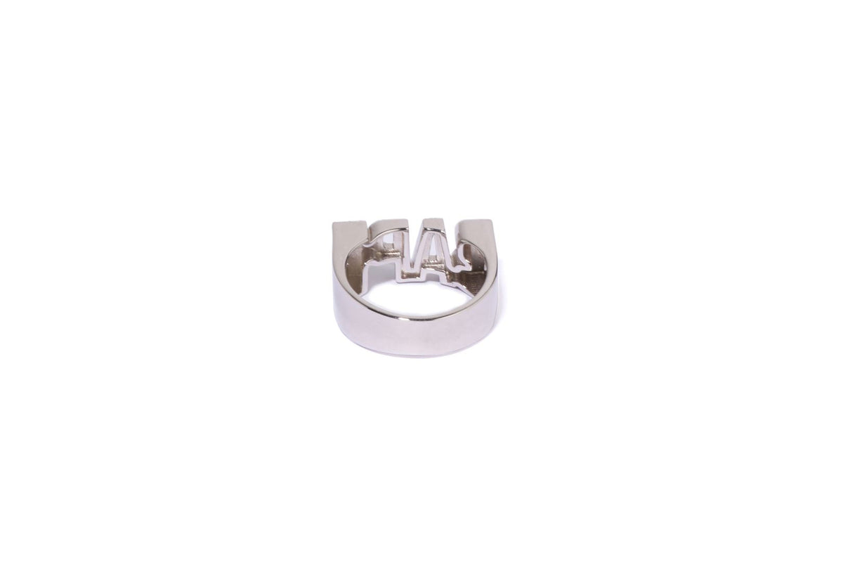 BAPE LOGO RING W/ MULTI COLOR RHINESTONE