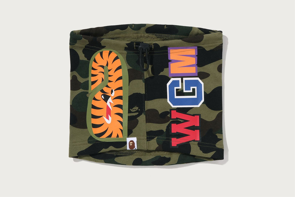 BAPE 1ST CAMO SHARK 頸巾