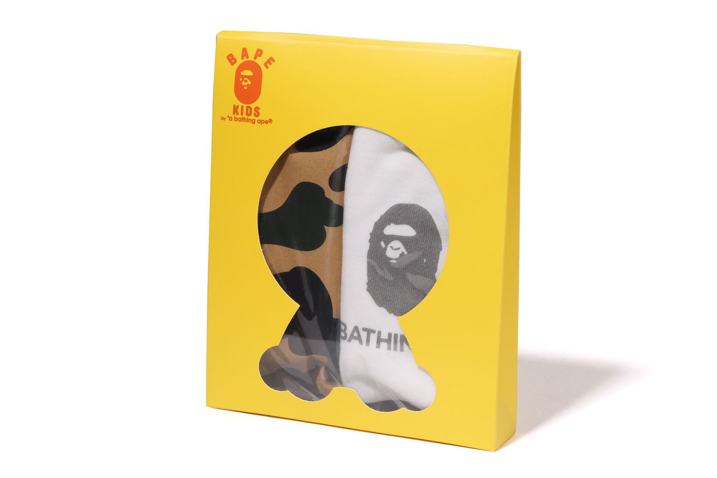BAPE 1ST CAMO YEL BIB GIFT SET