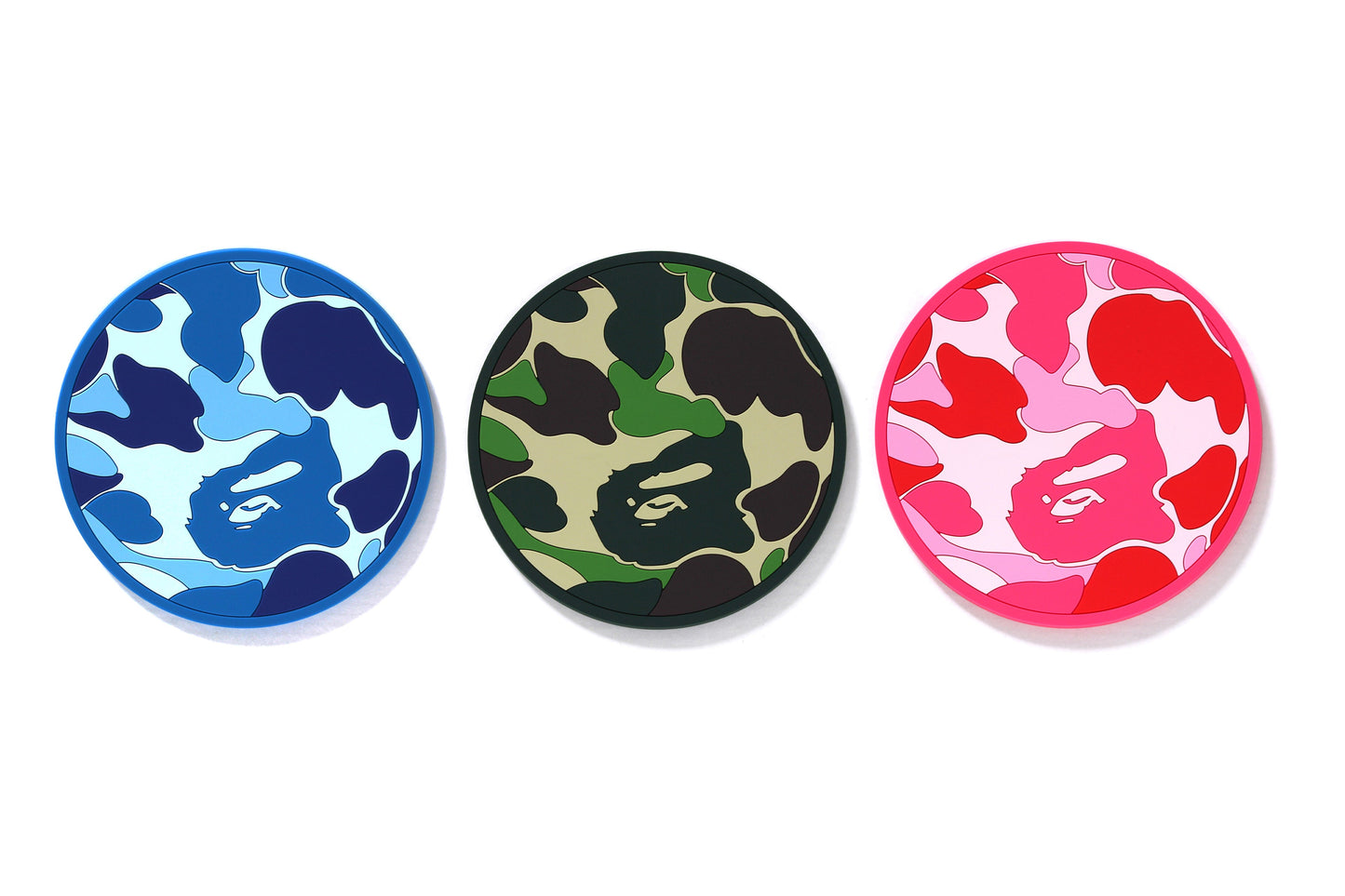 BAPE ABC CAMO 橡膠杯墊