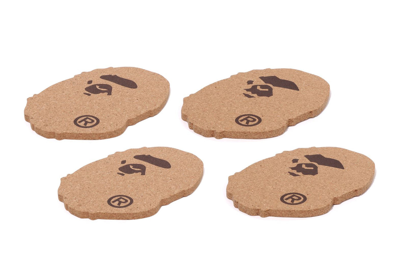 BAPE APE HEAD 軟木杯墊