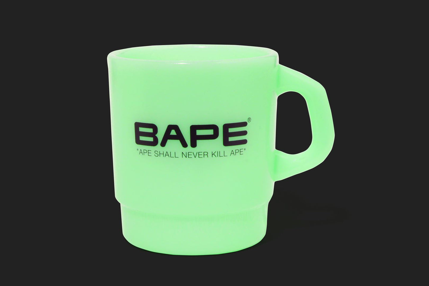 BAPE APE HEAD 夜光堆疊杯