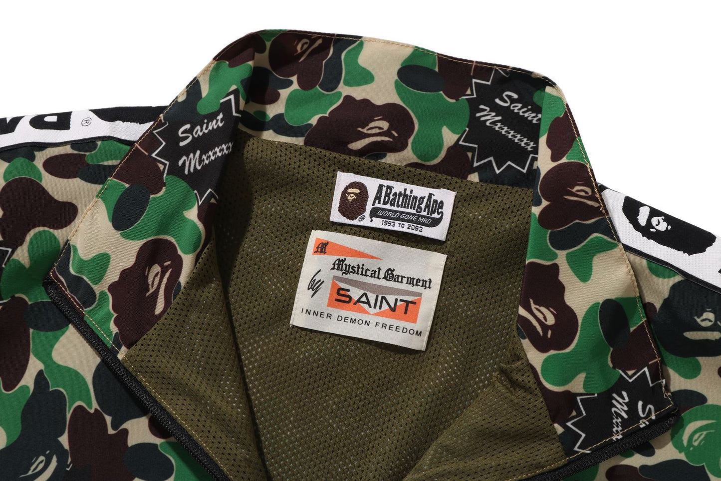 BAPE ABC CAMO TRACK JACKET