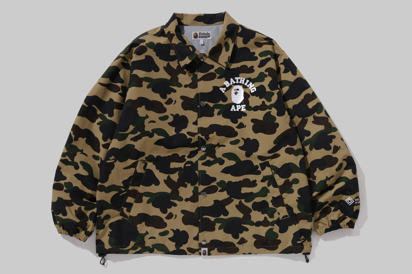 BAPE GORE-TEX WIND STOPPER 1ST CAMO RELAXED COACH JACKET