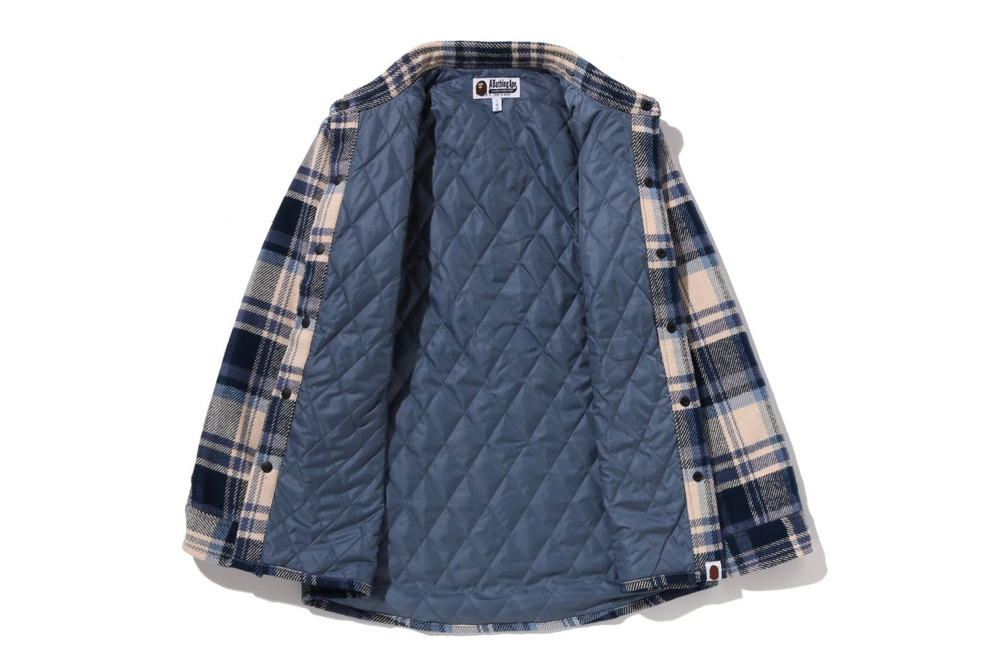 BAPE CHECK 鯊魚帽T休閒外套
