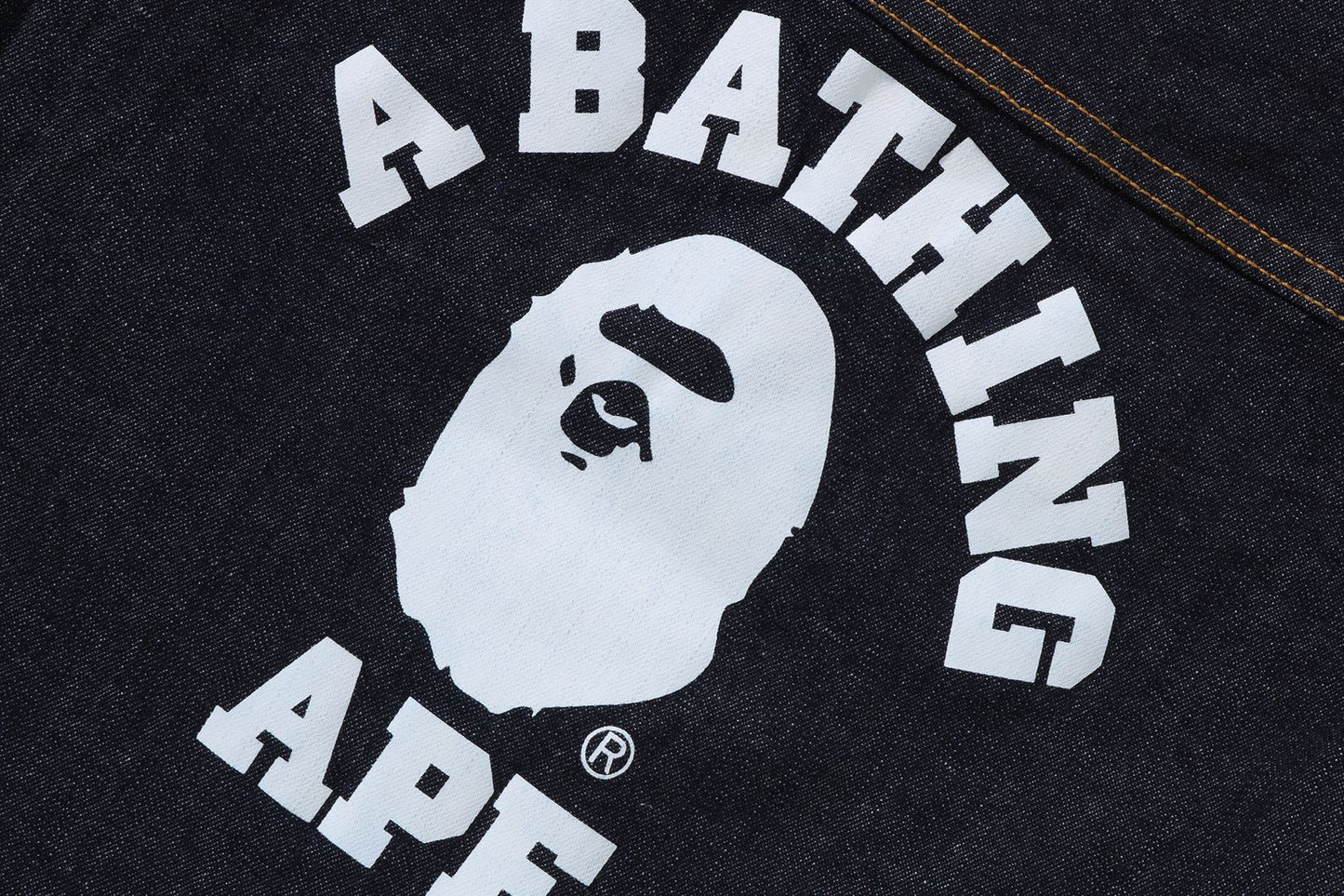 BAPE COLLEGE 10 OZ DENIM JACKET