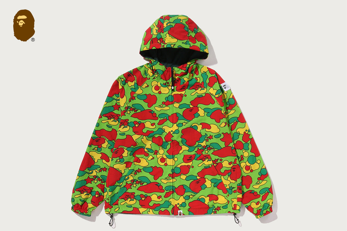 BAPE STA CAMO 可翻轉連帽外套