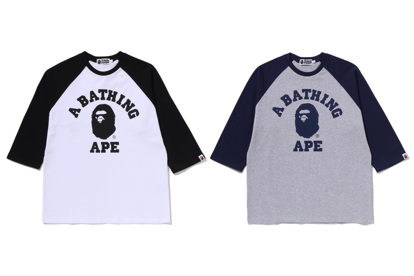 BAPE 大學拉格蘭常規版型長袖T恤
