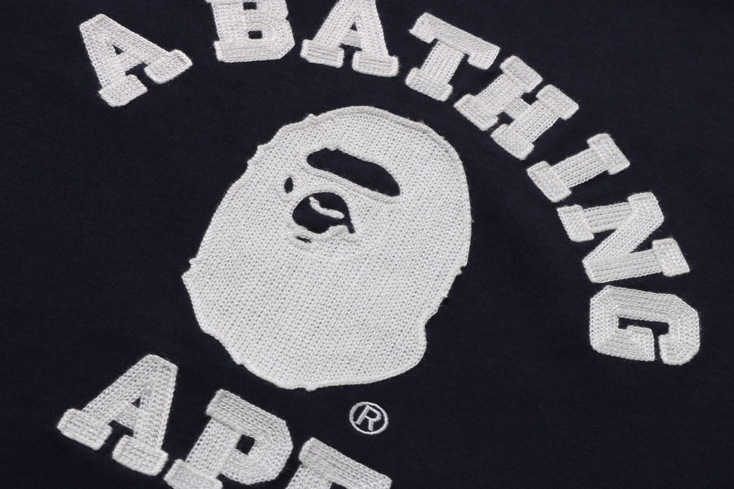 BAPE 刺繡大學T恤裙