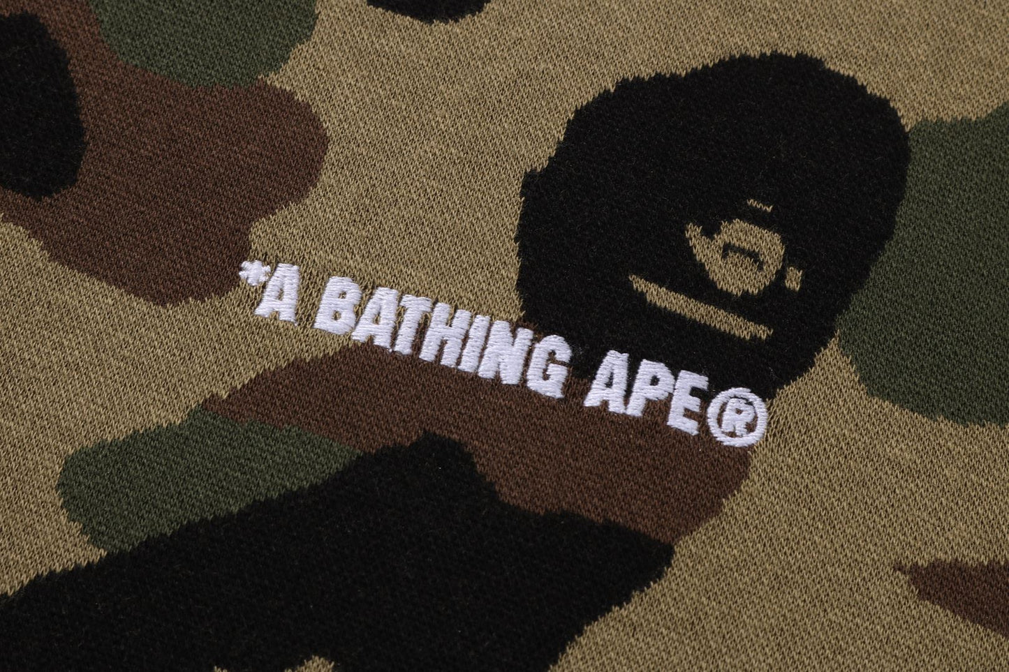 BAPE 1ST CAMO JACQUARD LOGO 寬鬆版POLO衫