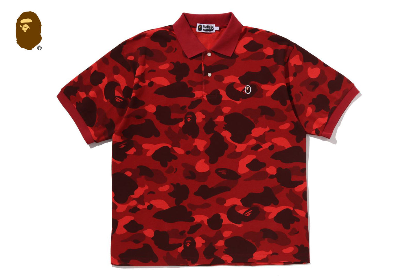 BAPE 彩色迷彩單點寬鬆版 Polo