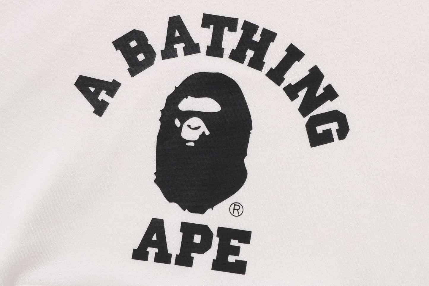 BAPE 大學風拉鍊帽衫