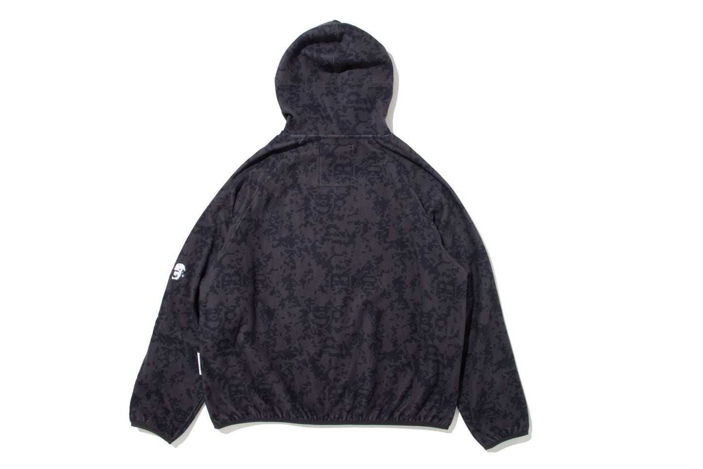 BAPE 數位迷彩鯊魚帽T