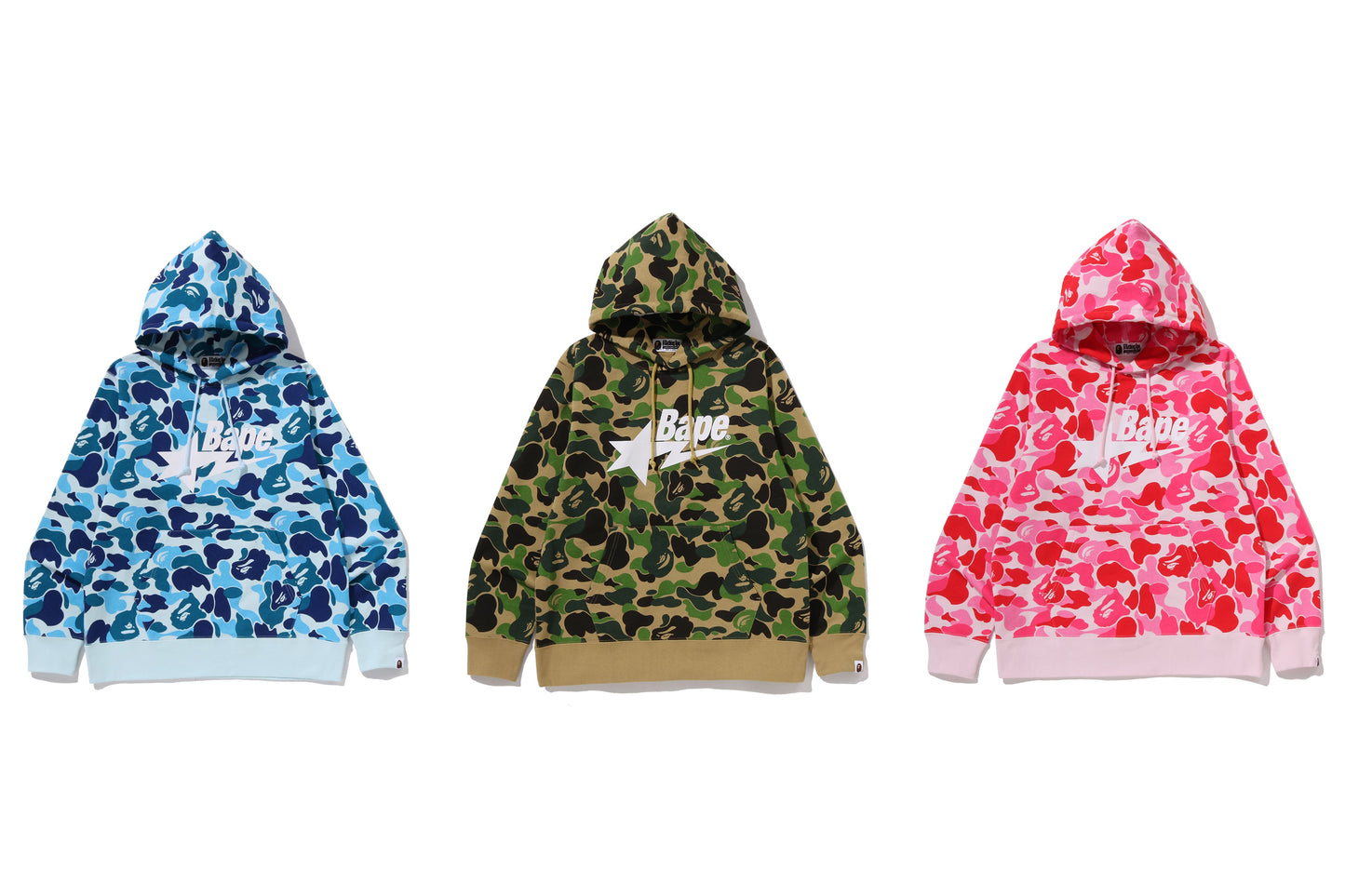 BAPE ABC CAMO BAPE STA PULLOVER HOODIE
