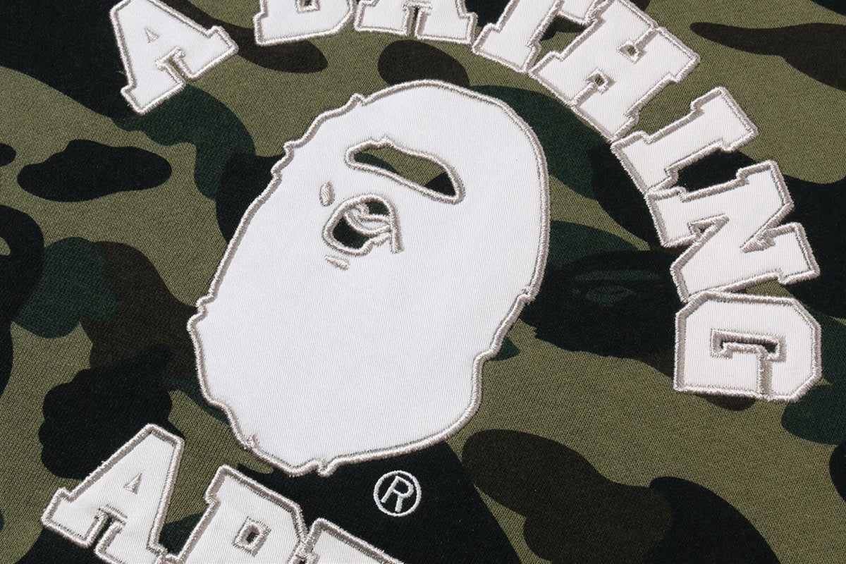 BAPE 1ST CAMO COLLEGE 連帽衫