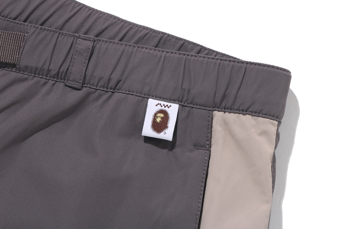 BAPE BY KAZUKI KURAISHI 3-LAYER BELTED SHARK PANTS