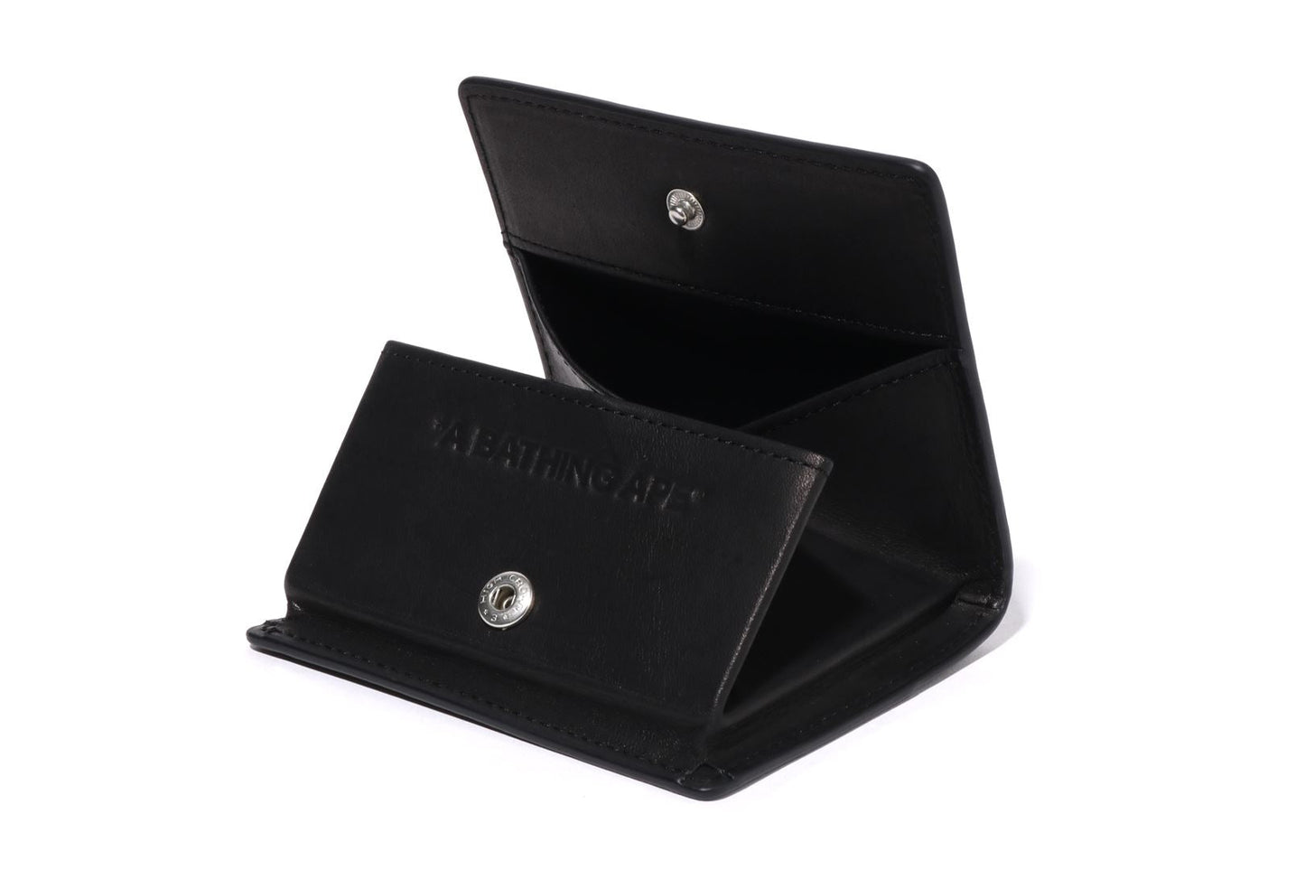 BAPE EMBOSSED LEATHER MINI WALLET