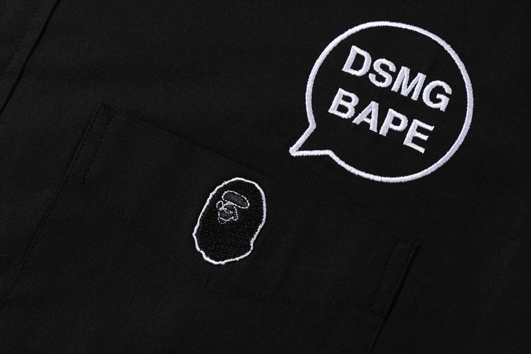 BAPE X DSMG STRETCH BD SHIRT