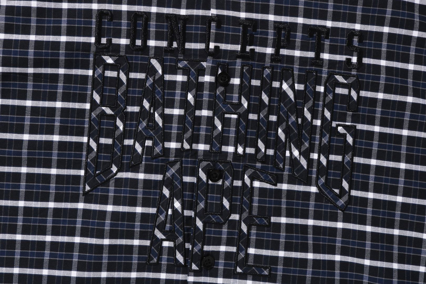 BAPE BAPE X CONCEPTS OXFORD CHECK BD SHIRT