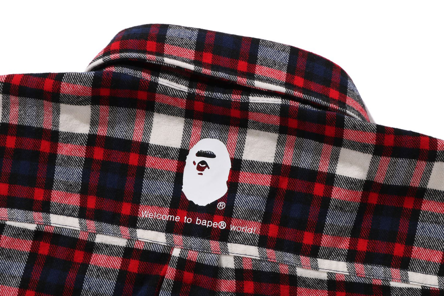 BAPE ONE POINT CHECK SHIRT BAPEC
