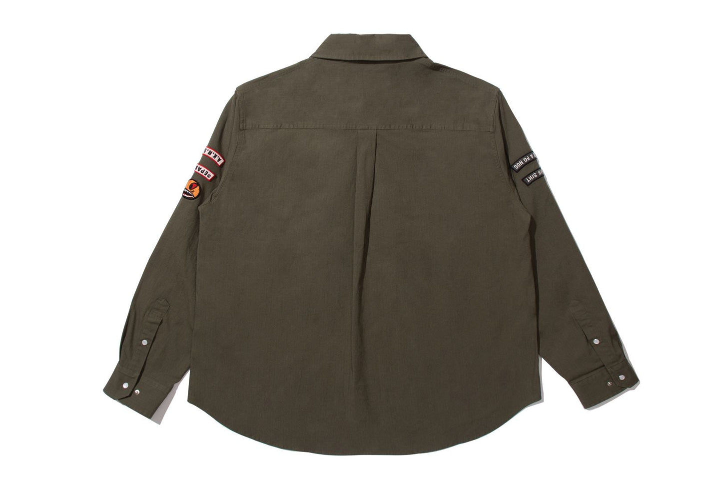 BAPE 【 BAPE BY KAZUKI KURAISHI 】MULTI PATCH MILITARY LS SHIRT