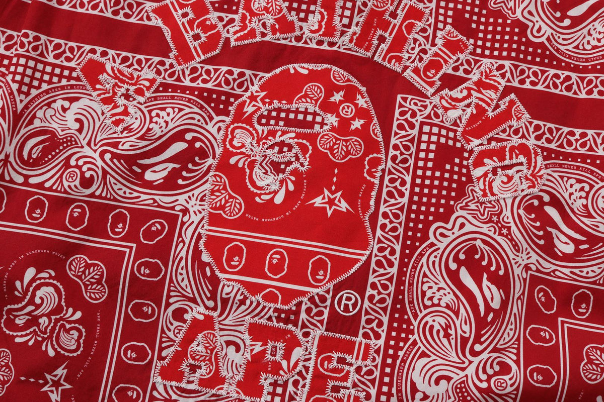 BAPE PAISLEY PATTERN LS SHIRT