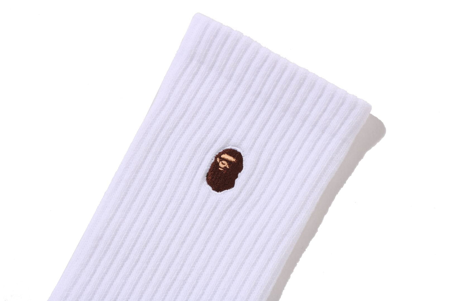 BAPE APE HEAD ONE POINT BAPE LOGO SOCKS