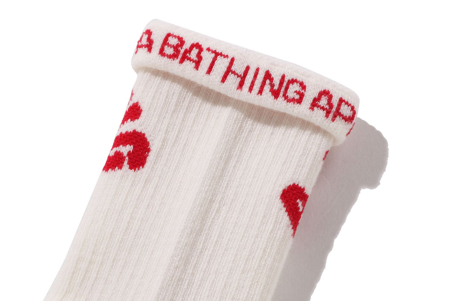 BAPE 大學條紋襪