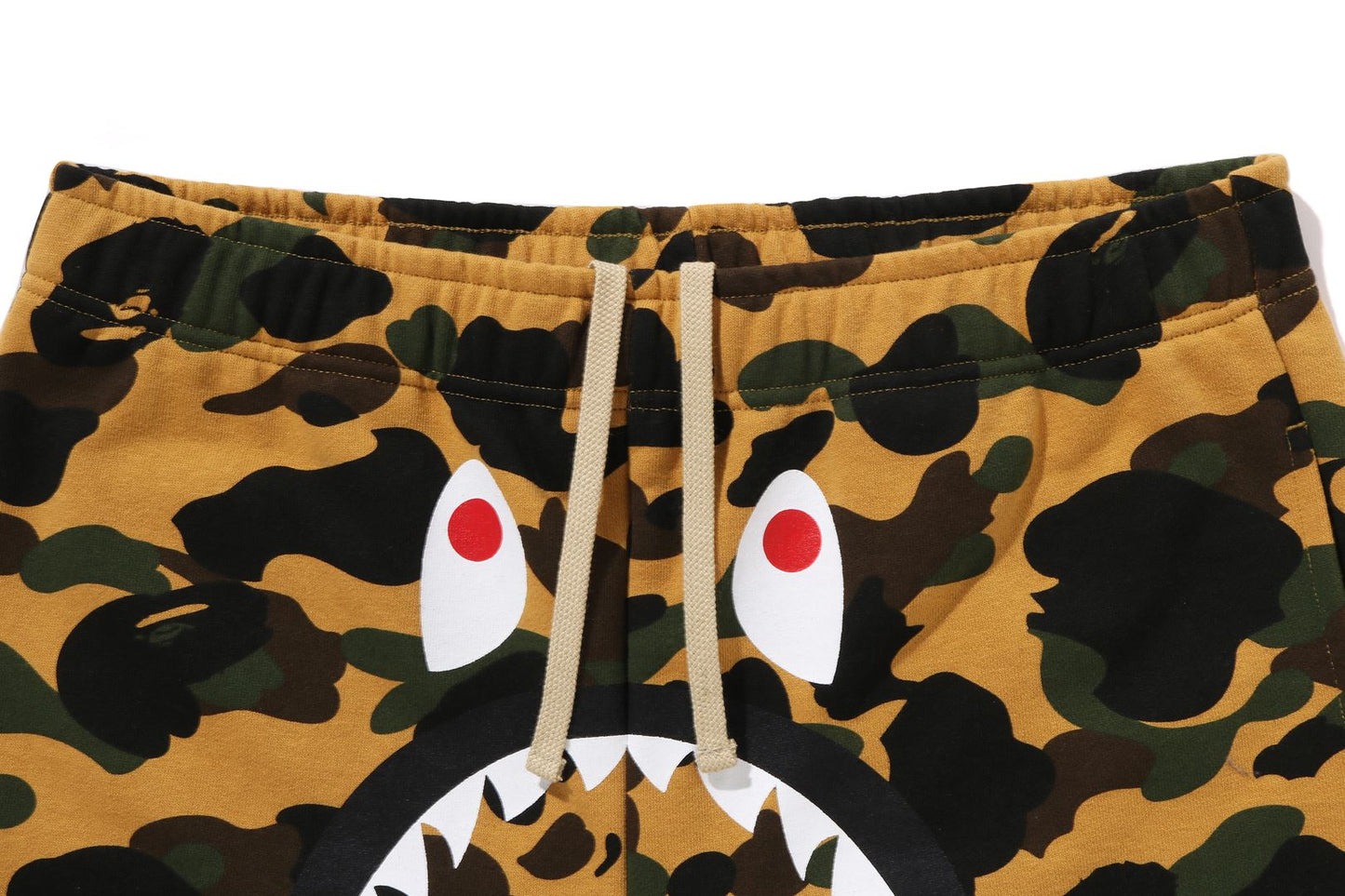 BAPE 1ST CAMO SHARK REGULAR FIT SWEAT SHORTS
