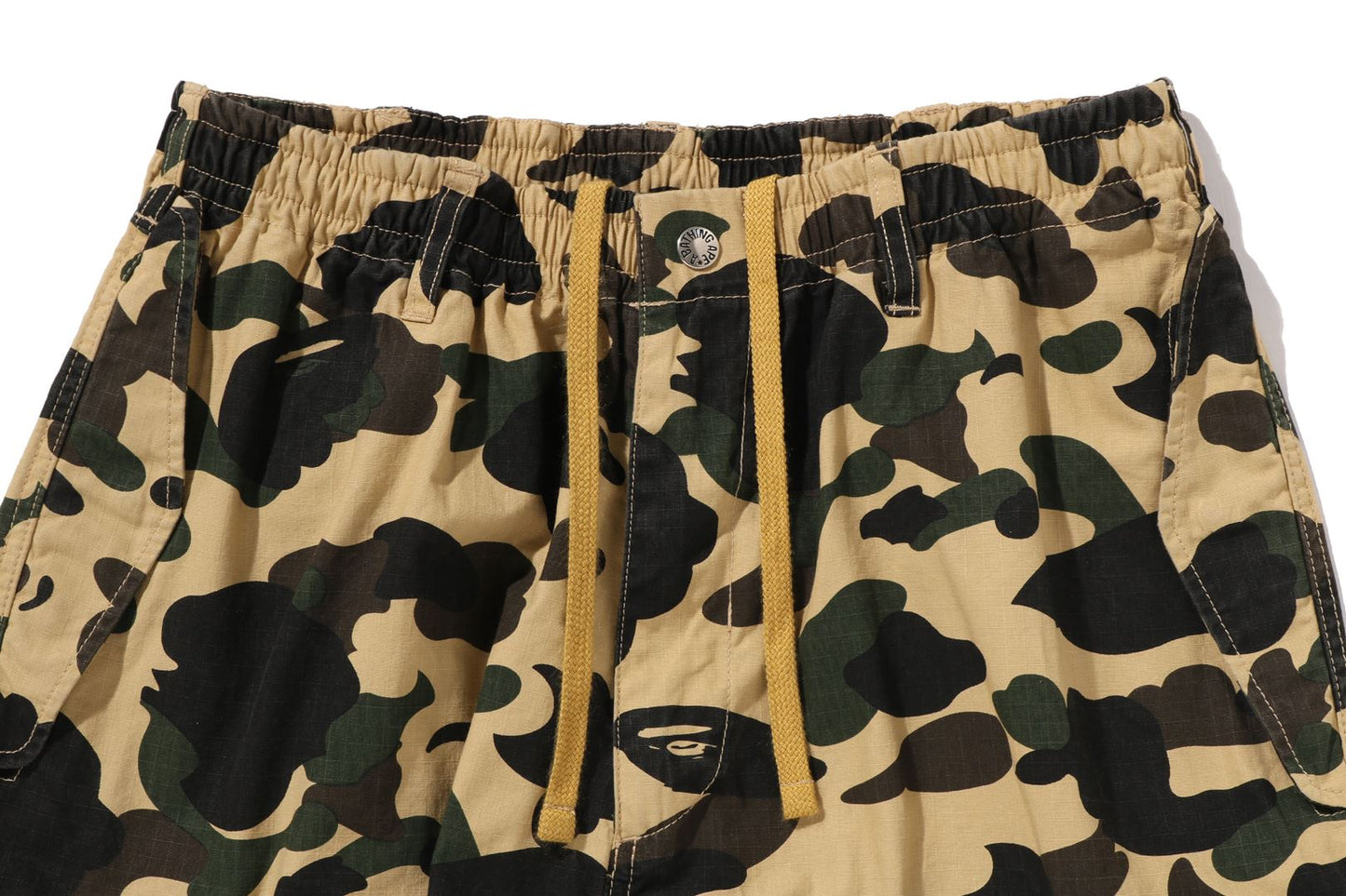 BAPE 1ST CAMO RIPSTOP CARGO SHORTS