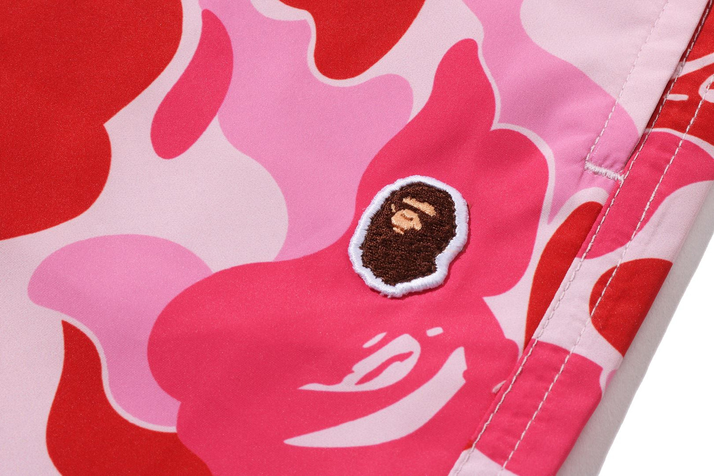 BAPE ABC CAMO APE HEAD ONE POINT BEACH SHORTS